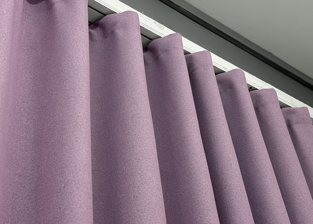 Премиум шторная ткань blackout 100%, двусторонняя, коллекция «ASHEN NIGHT» цвет сиреневый 1844ш Киев - изображение 6