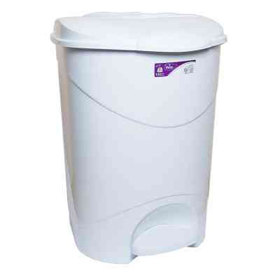 Контейнер для мусора Irak Plastik Bella №3 с педалью белый 30 л (4565) Винница