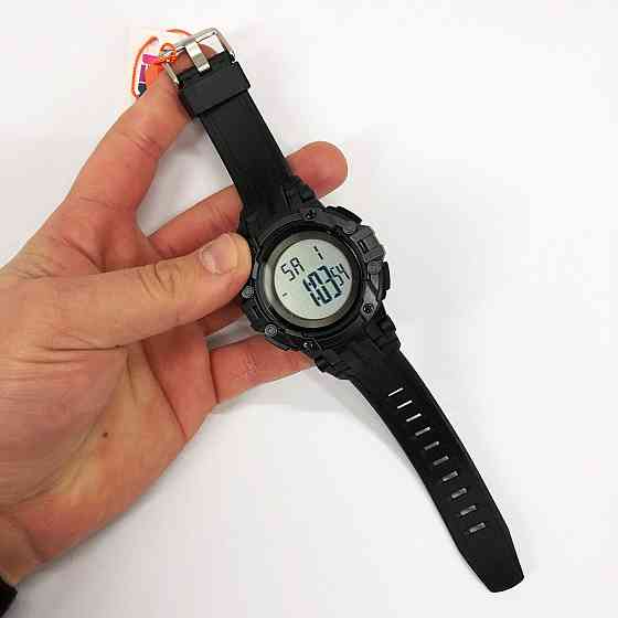 Тактические военные часы для ЗСУ SKMEI 1545BKWT, Электронные наручные часы мужские тактические IX-77 Львов