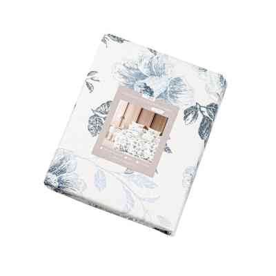 Постельное белье Home Line Сатин Твил Цветочный блюз семейный (182996) Винница