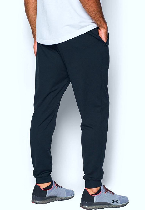 Мужские зимние спортивные брюки на манжете Under Armour UA Rival Fleece Joggers Киев - изображение 3