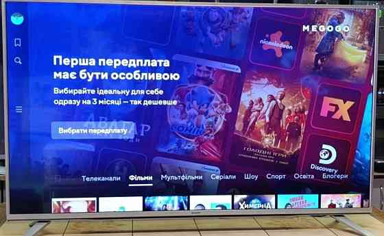 Телевізор SHARP 49" 4K Smart TV Wi-Fi T2. Харків
