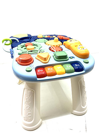 Ходунки каталка Limo Toy 2 в 1 Веселий бізіборд ігровий столик Вид 3 (M 5473 AB) Чернигов - изображение 7