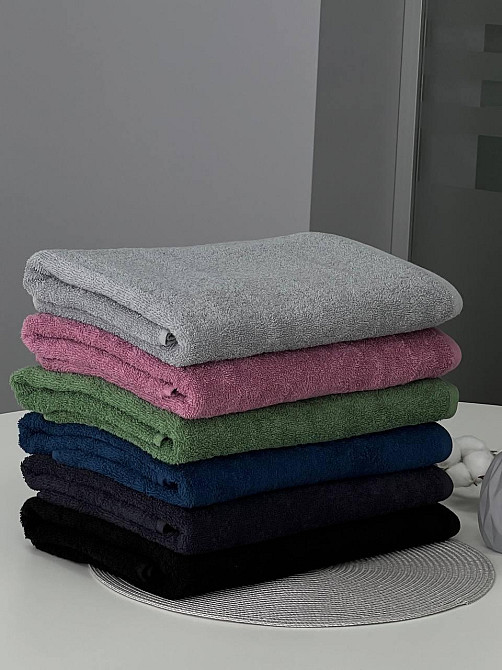 Рушник махровий Ideal Textile однотонний 70х140 см 360 г/м2 (56861142) Чернівці - фото 4