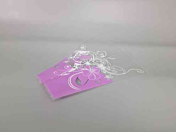 Упаковка конус под цветы h35/13низ/35верх сирень (100 шт) 153 (4) (100 шт) Харьков