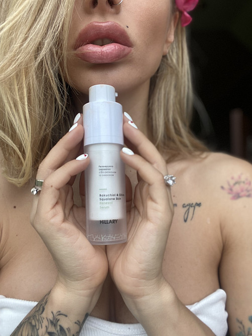 Набір регенеруючих сироваток з біо-ретинолом для денного та вечірнього догляду Hillary Київ - фото 5