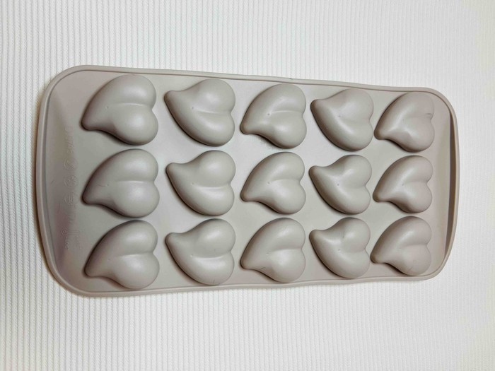 Форма силиконовая на 15 изделий 21 х 10 см. Сердце мини для желе, мармелада, конфет Одесса - изображение 1