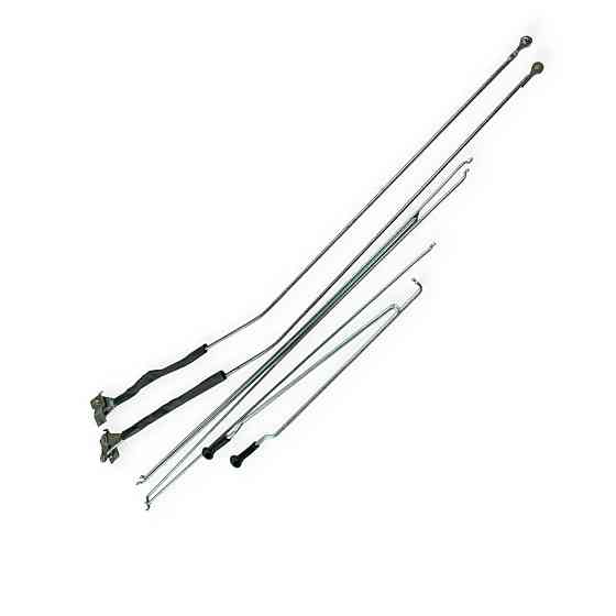 Тяги на кнопку та гачок 2105 (к-кт 8 шт) двері Мукачево