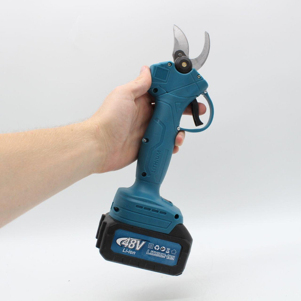 Аккумуляторный секатор садовый + 2 АКБ 48V / Электросекатор / Аккумуляторные садовые ножницы Киев - изображение 6