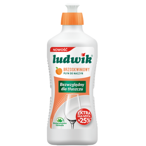 Засіб для миття посуду 450гр Персик Ludwik Житомир - фото 1