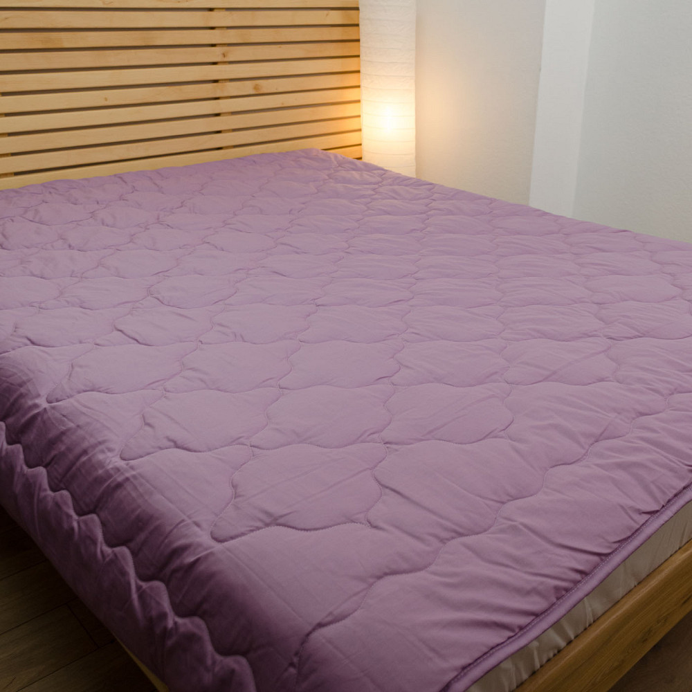 Ковдра конопляна літня Сатин Пильна троянда YouStar дитяча 110х140 см (Фіолетовий) Суми - фото 3