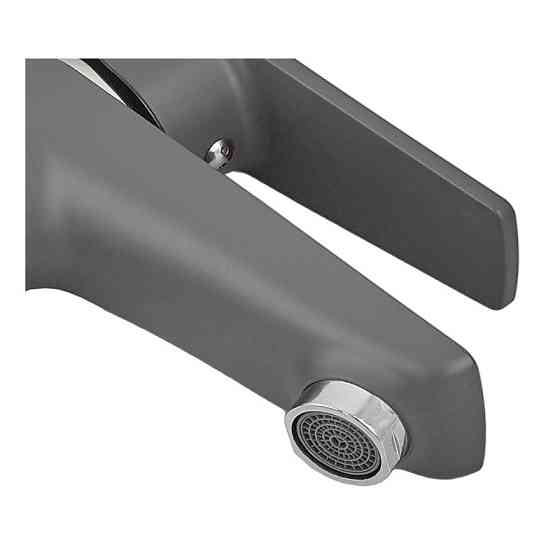 Змішувач для умивальника Plamix Oscar-001 Graphite (без підведення) (Колір графіт) (PM6097)   ( 25514 ) Харків