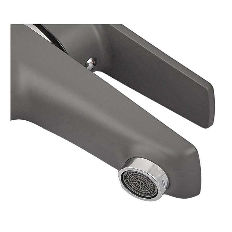 Змішувач для умивальника Plamix Oscar-001 Graphite (без підведення) (Колір графіт) (PM6097)   ( 25514 ) Харьков - изображение 3