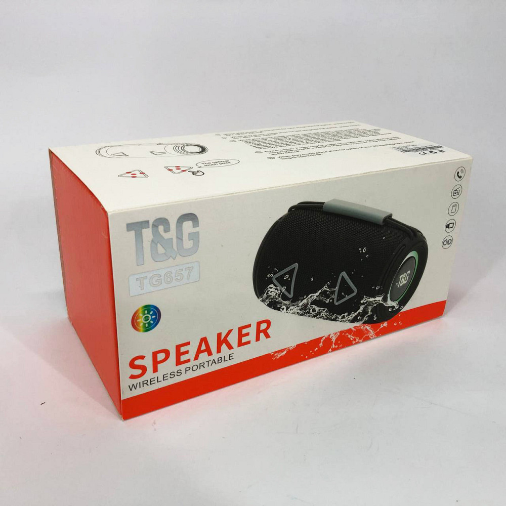 Bluetooth колонка с разноцветной подсветкой со стереозвуком TG657, Колонка с подсветкой и зарядкой VW-31 Львов - изображение 9