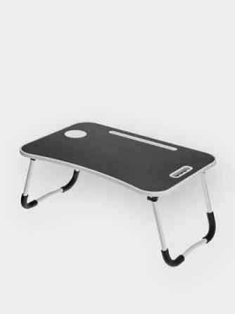 Портативний складаний столик для ноутбука і планшету (чорний) з ручкою Вінниця