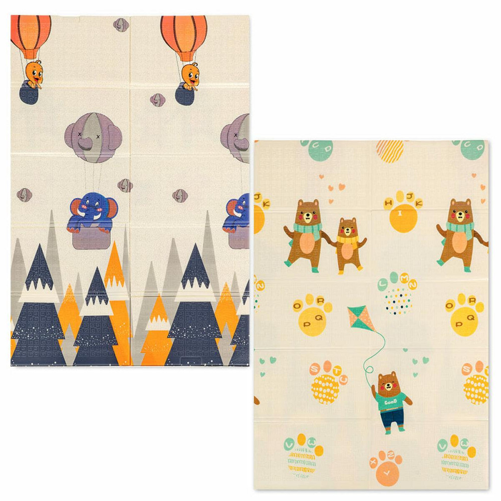 Детский складной коврик с мишками и воздушными шарами Киев - изображение 1