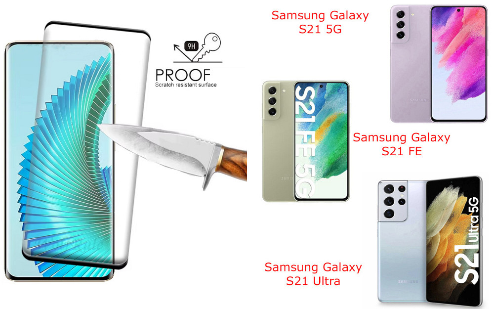 Захисне скло HyperGlass Pro для Samsung Galaxy S21 5G, S21 FE, S21 Ultra – максимальна чутливість та захист Київ - фото 1