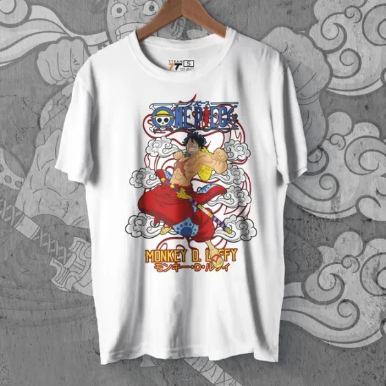 Футболка чоловіча з  принтом Ван Пис Луффі Самурай WE Розмір 48 Anime0995 Дніпро