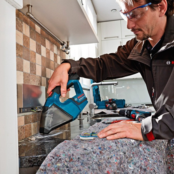 Аккумуляторный пылесос Bosch Professional GAS 12V 12 В, 0,35 л, без АКБ и ЗУ 06019E3000 Киев - изображение 4