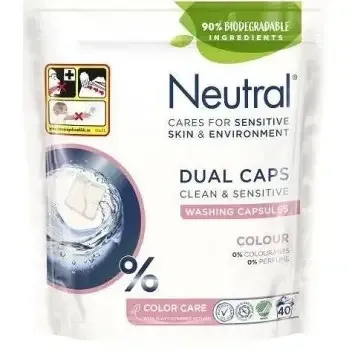 Гелевые капсулы для стирки Neutral Sensitive Colour 40 шт Львов