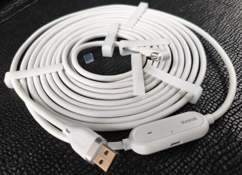 AMVR Link Cable USB3.2 gen1 New! Кабель с зарядным портом Meta Quest 3. Харьков - изображение 7