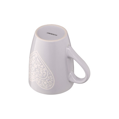 Чашка Ardesto Heart 330 мл Grey (AR3467GR) Вінниця - фото 6