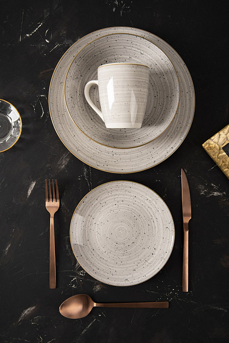 Тарелка обеденная Limited Edition Stony Grey (6937660) Киев - изображение 6