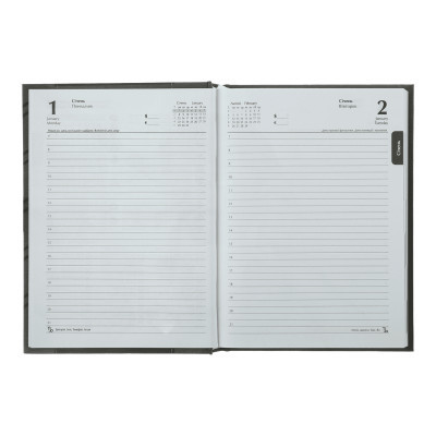 Тижневик Buromax датований 2026 PARALLEL A5 синій (BM.2107-02) Вінниця - фото 5