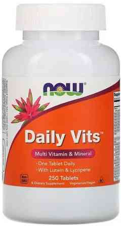 Мультивитамины и минералы Now Foods Daily Vits 250 таблеток Киев