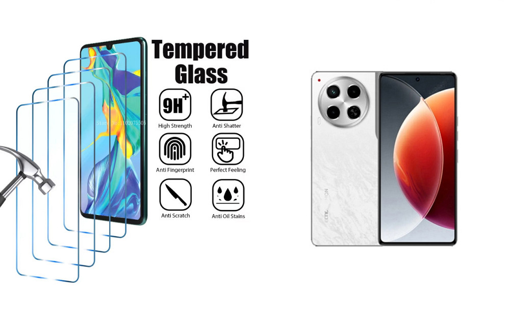 Захисне скло ArmorGlass для Tecno Camon 30 – стійке до подряпин та ударів Київ - фото 1
