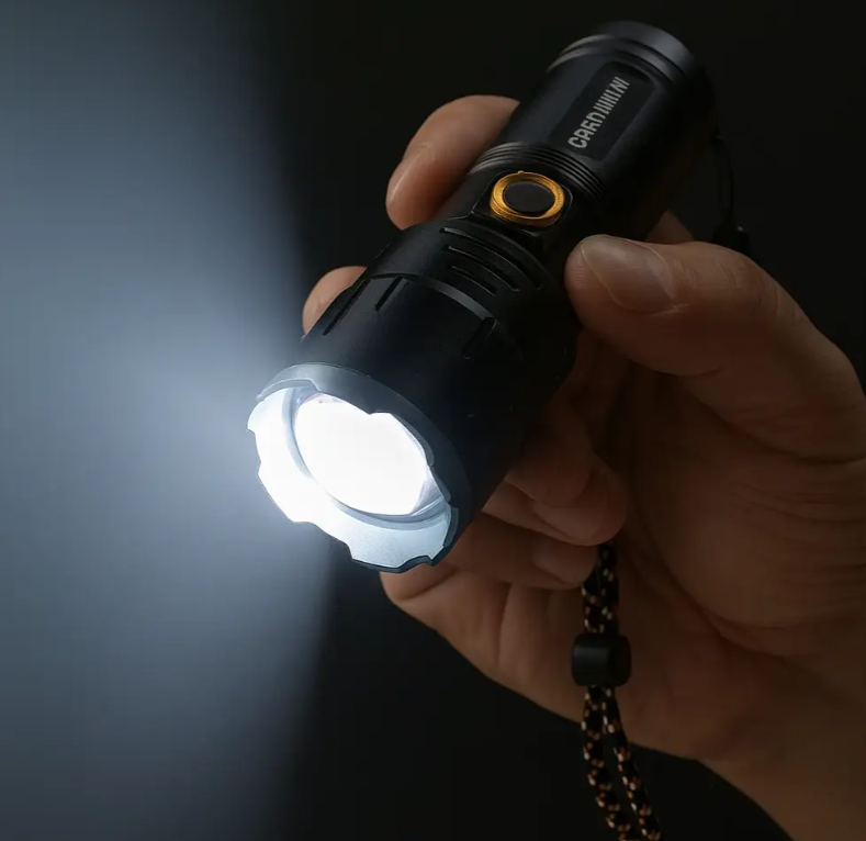 Ручной фонарь Bailong BL 106 FM30-TG с дальностью до 3000 м, 3 режимами, аккумулятором 2650 мАч и защитой IPX4 Одесса - изображение 4