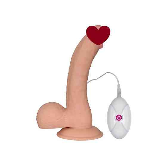 Вібратор на присосці 8.8 THE ULTRA SOFT DUDE VIBRATING Sex Aura Київ
