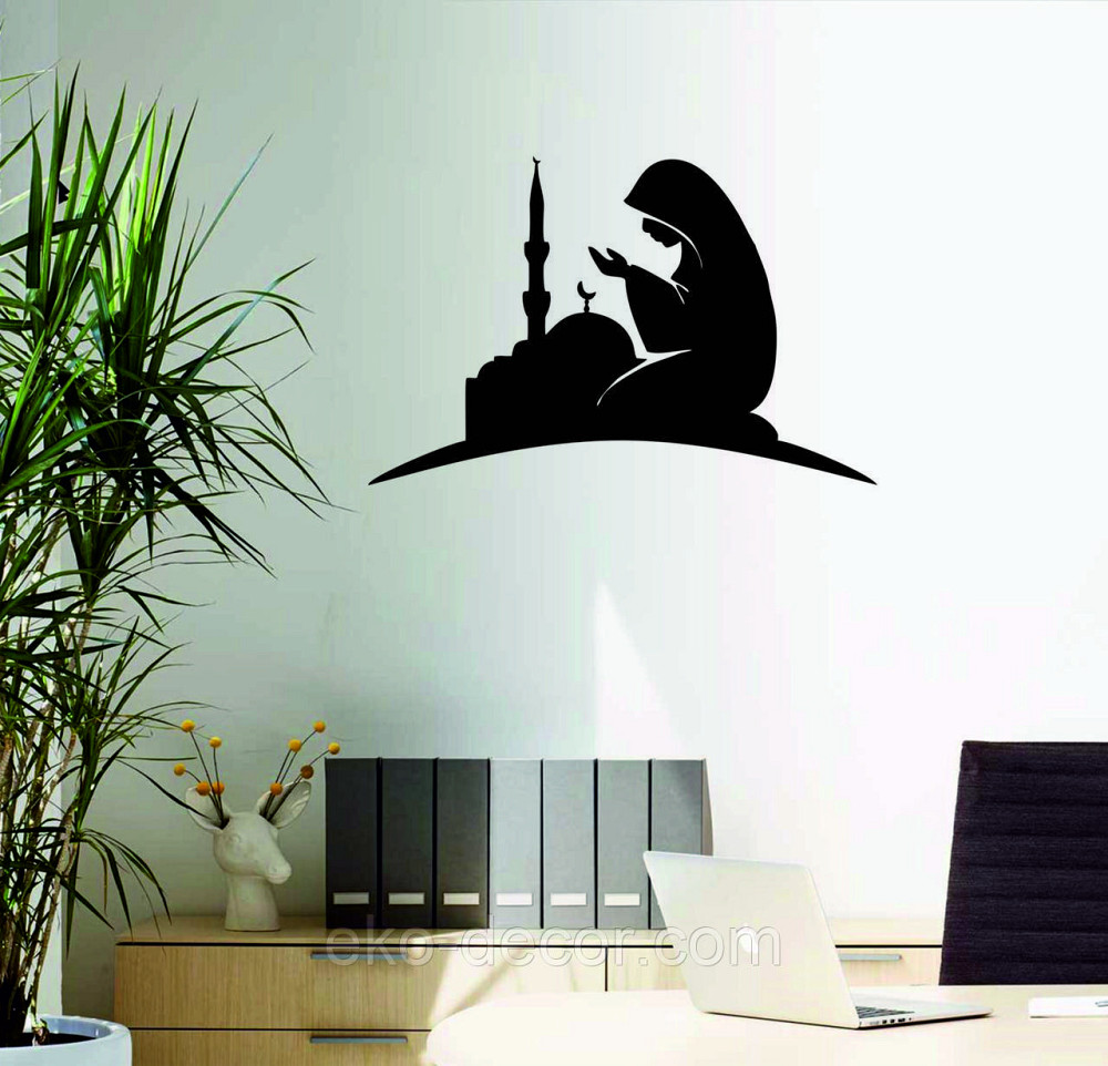 Декоративне настінне Панно «Іслам» Декор на стіну 110*71 см, Чорний Київ - фото 7