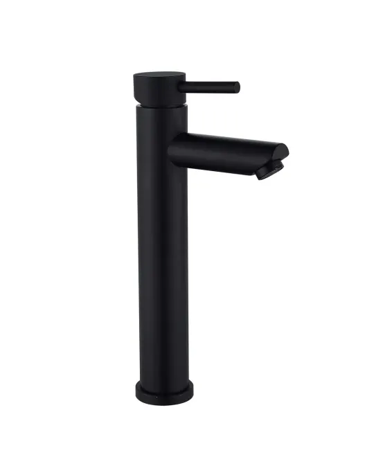 Смеситель для умывальника высокий WEZER EKO11A-01-BLACK черный Киев - изображение 2