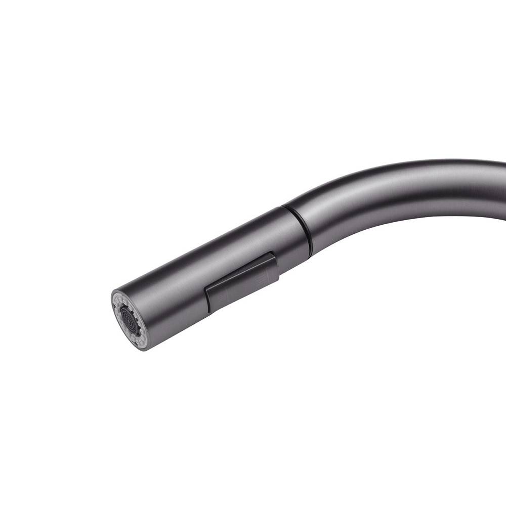 Змішувач для кухні з висувним виливом Kroner KRP Edelstahl Klassisch - PVD03916 сенсорний Київ - фото 8