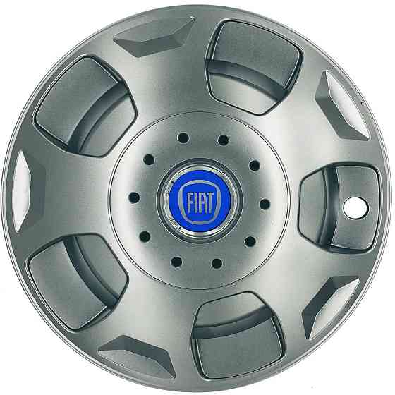 Автомобільні модельні ковпаки R15 Fiat (синій) 342 4шт, SJS, сріблясті Вінниця