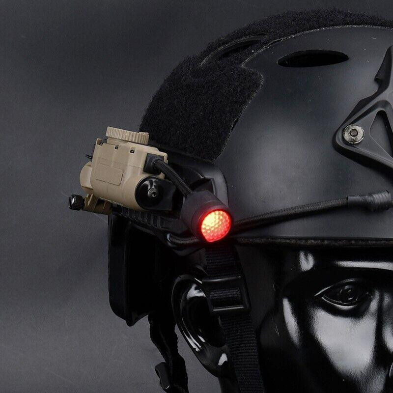 Тактический фонарь Sidewinder на шлем (белый + красный + зеленый + синий + ИК свет) картонная коробка Койот Винница - изображение 7