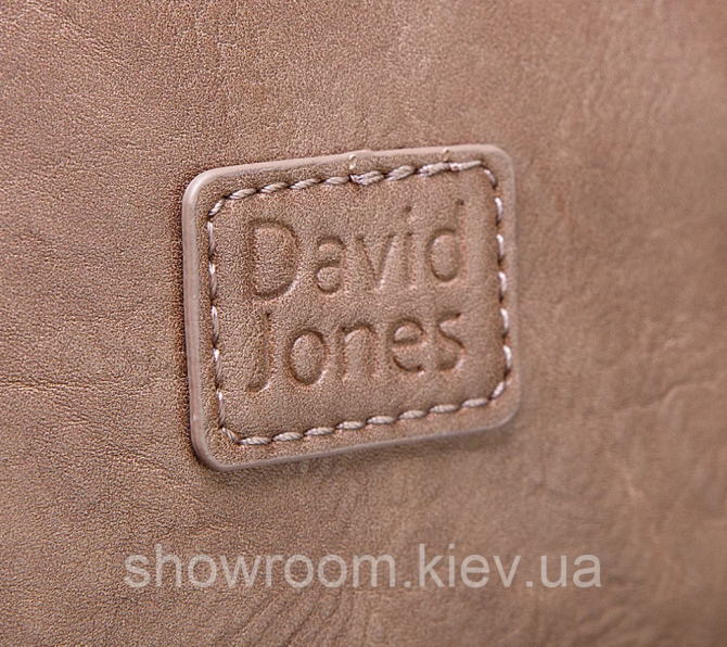 Чоловіча дорожня стильна сумка David Jones (4139) тауп Київ - фото 11