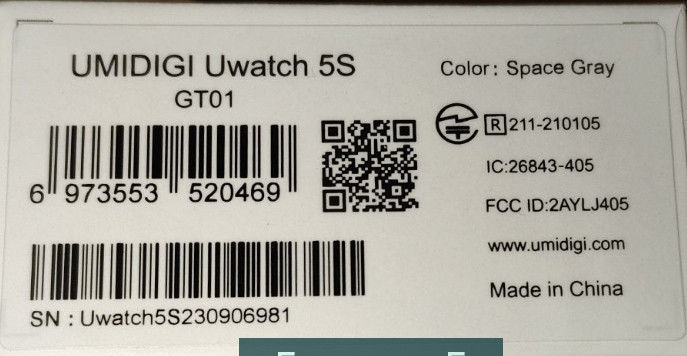 Смарт-Часи UMIDIGl U Watch 5S Київ - фото 1