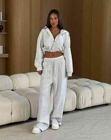 Женский стильный повседневный костюм двойка трехнить петля Меланж, 46/48 Одесса