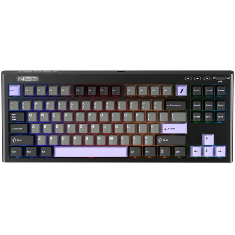Клавіатура бездротова 1stPlayer NEO87 Wireless Midnight Violt (NEO87-MV-TLD) ( 22908 ) Харьков - изображение 1