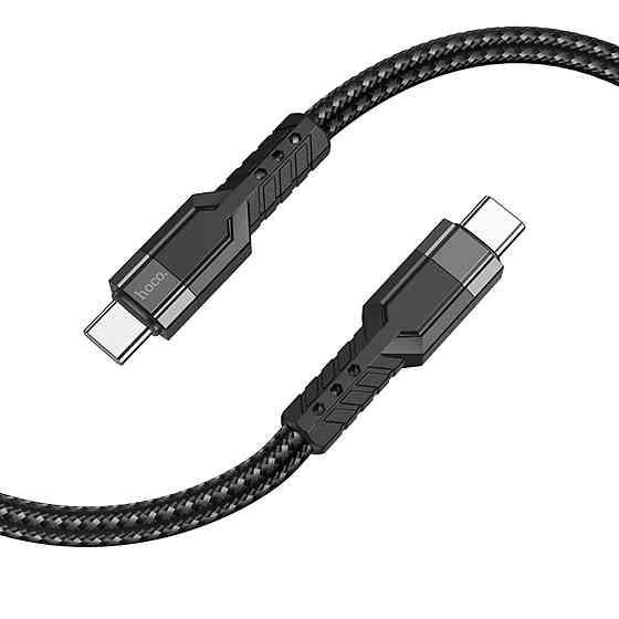 Кабель HOCO U110 Type-C to Type-C 60W charging data cable Black Київ