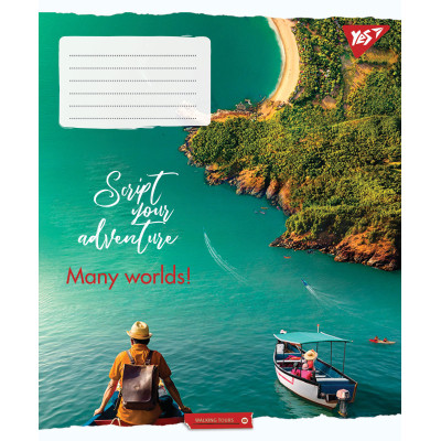 Тетрадь Yes А5 Many worlds! 96 листов, линия (766508) Винница - изображение 1