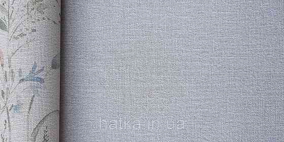 Шпалери вінілові на флізеліні Grandeco Universe метрові однотонні під тканину дрібна точка бузкові блакитні Київ