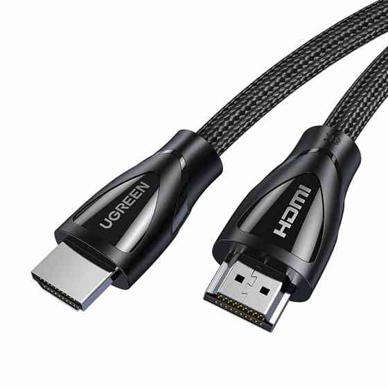 Кабель HDMI M - M, 1.0 м, V2.1 With Braid 8K@60Hz/4K@120Hz, HD140 UGREEN Чорний Винница