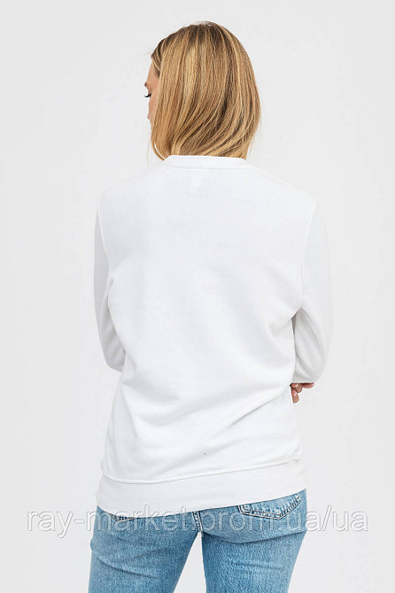 Свитшот облегченный RAY BASIC женский белый (U0302W-White L Киев - изображение 5