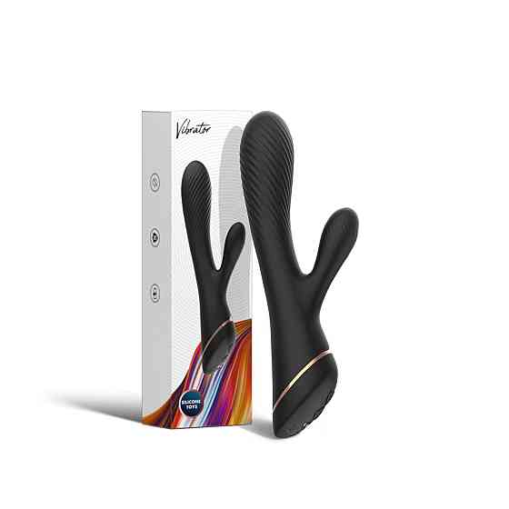 Вибратор Hare Black, 9 vibration functions Sex Aura Киев