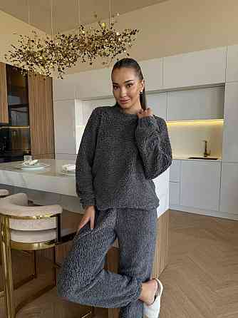 Женская махровая пижама Teddy Графит 42/46 Харьков