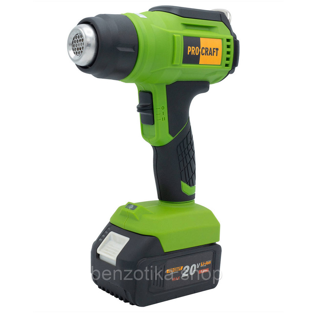 Акумуляторний фен промисловий Procraft PH20 (без акб та зп) Київ - фото 2