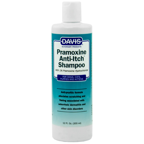 Davis Pramoxine Anti-Itch Shampoo ДЭВИС ПРАМОКСИН дерматокосметический шампунь от зуда с 1% прамоксина гидрохлоридом для собак и котов Киев - изображение 1